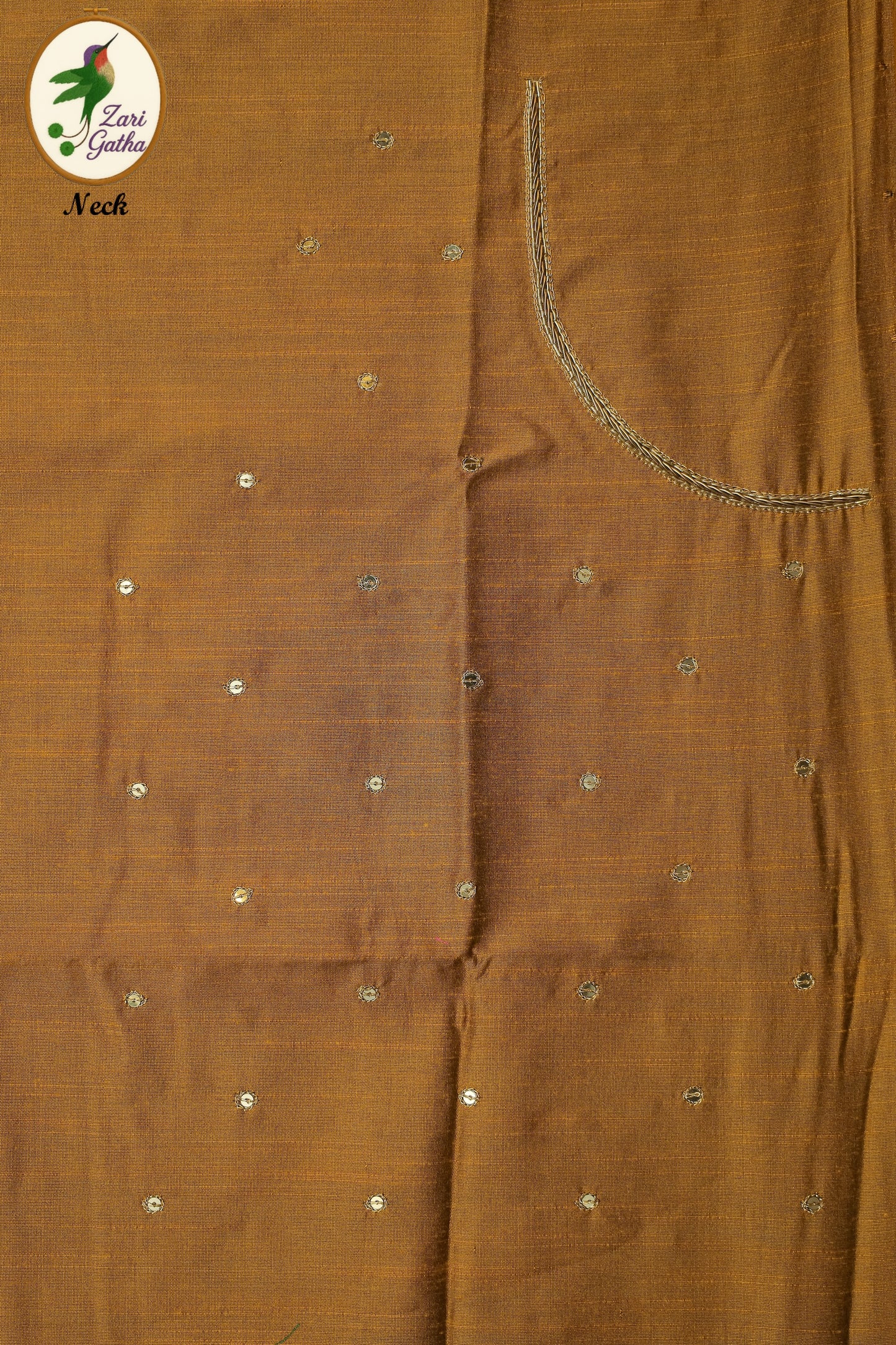 Majestic Silk Unstitched Blouse with Traditional Embroidery Accents