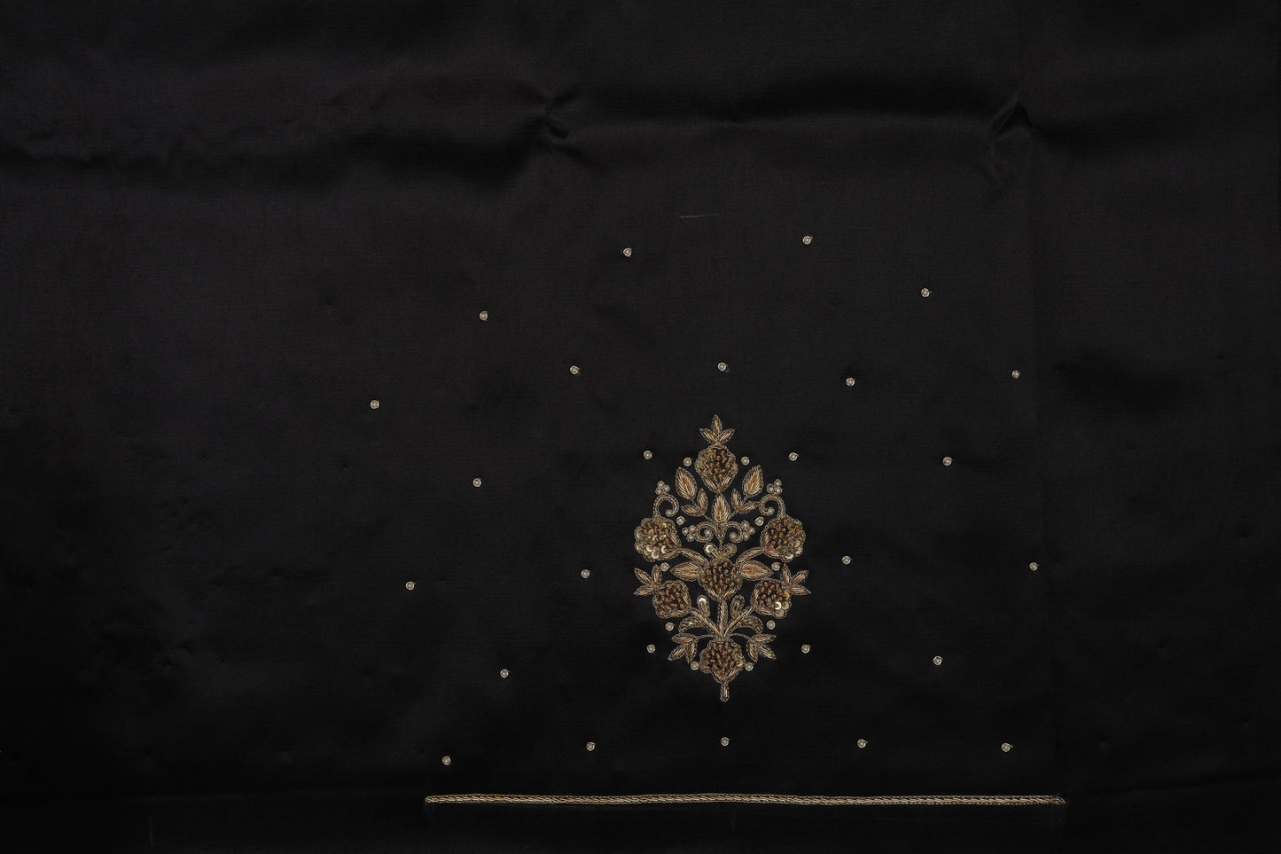 Golden Curve Black Elegance Blouse Piece