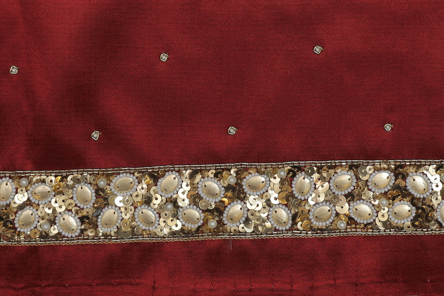 Scarlet Stonework Heritage Blouse Fabric