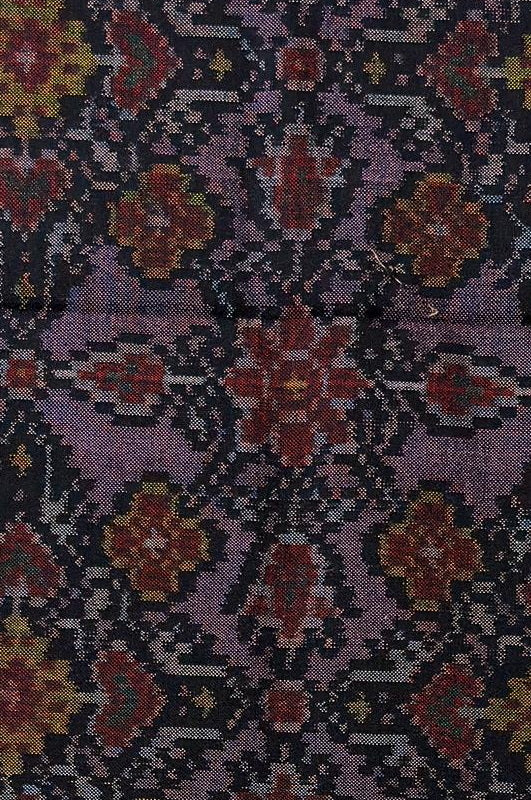 Handwoven Patola Shawl in Regal Purple