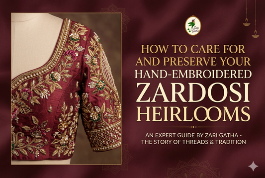 How to Care for & Preserve Hand-Embroidered Zardosi Heirlooms