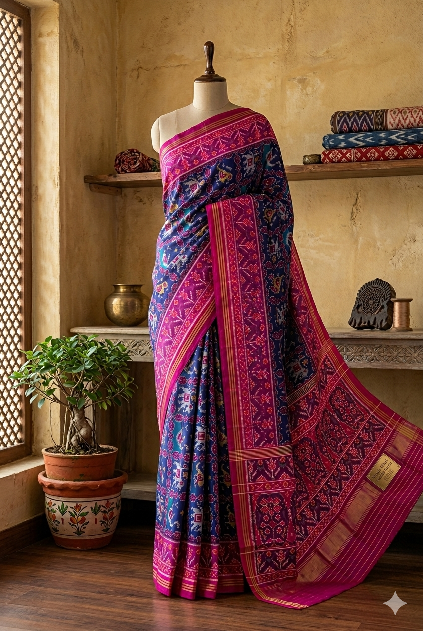 Single Ikkat Patola Saree