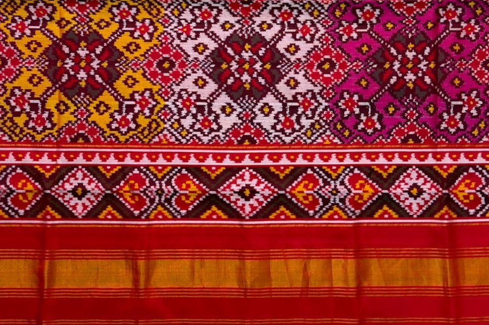 Nav Ratna Single Ikkat Patola Dupatta