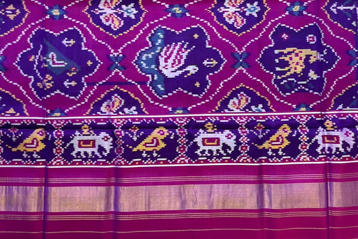 Multi Figure Single Ikkat Patola Dupatta