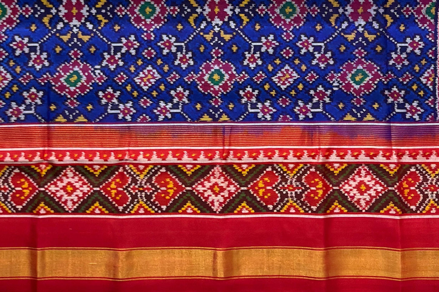 Nav Ratna Bhat Single Ikkat Patola Dupatta