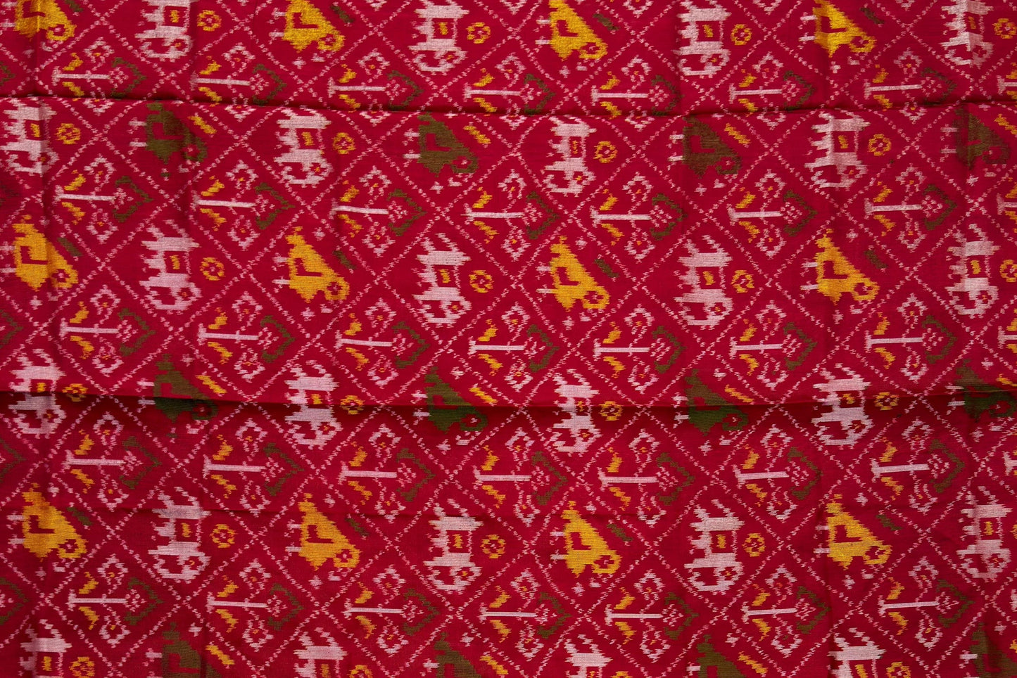 Traditional Nari Kunj Single Ikkat Patola Dupatta