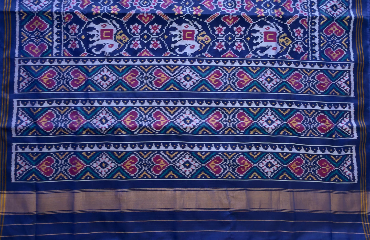 Royal Blue Manek Bhat Patola