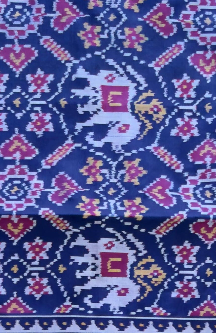 Royal Blue Manek Bhat Patola