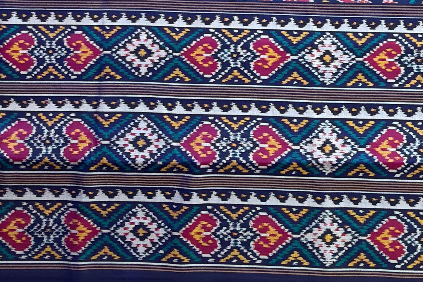 Royal Navy Ratan Chokdi Patola Saree