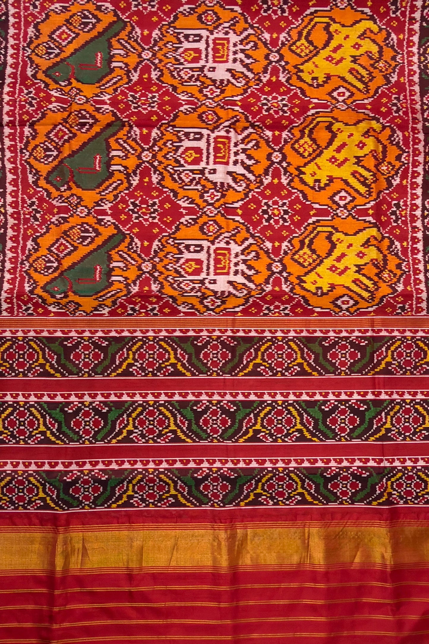 Classic Heritage Narikunj Patola Saree
