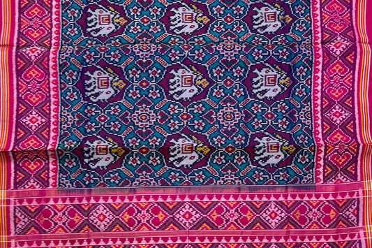 Elephant Motif Narikunj Patola Saree