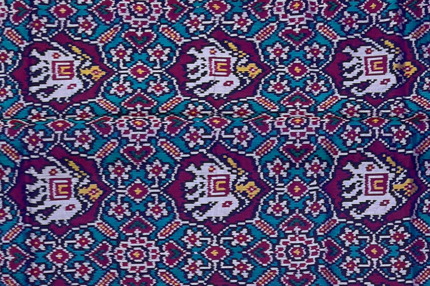 Elephant Motif Narikunj Patola Saree