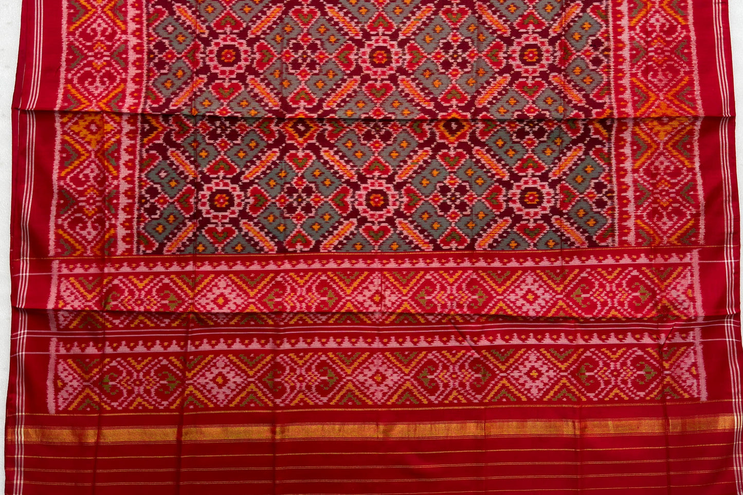 Manek Bhat Single Ikkat Patola Dupatta