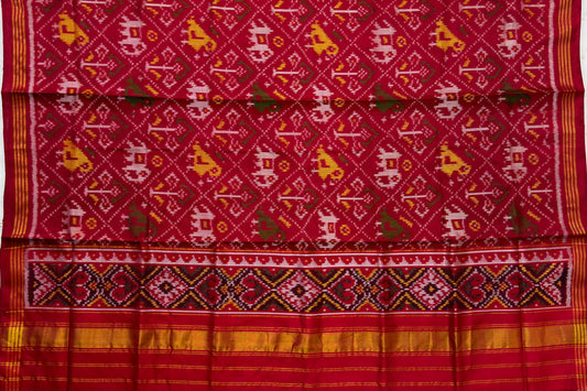 Traditional Nari Kunj Single Ikkat Patola Dupatta
