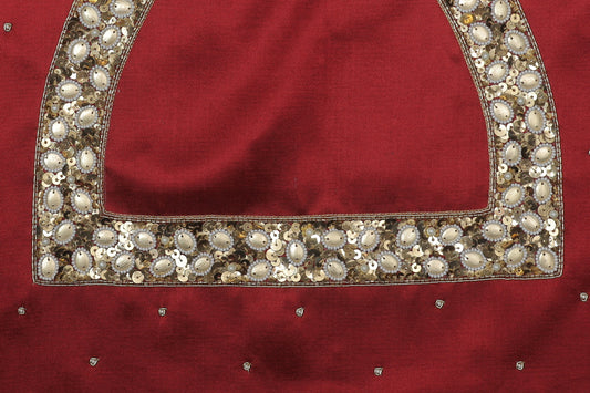 Scarlet Stonework Heritage Blouse Fabric