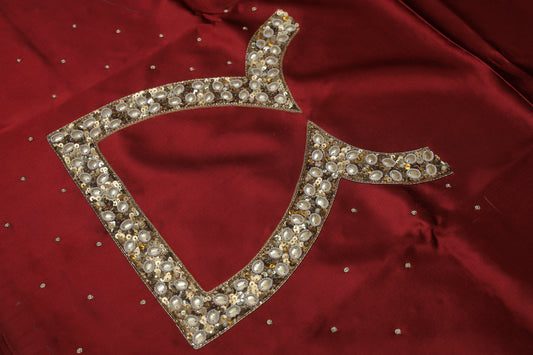 Scarlet Stonework Heritage Blouse Fabric