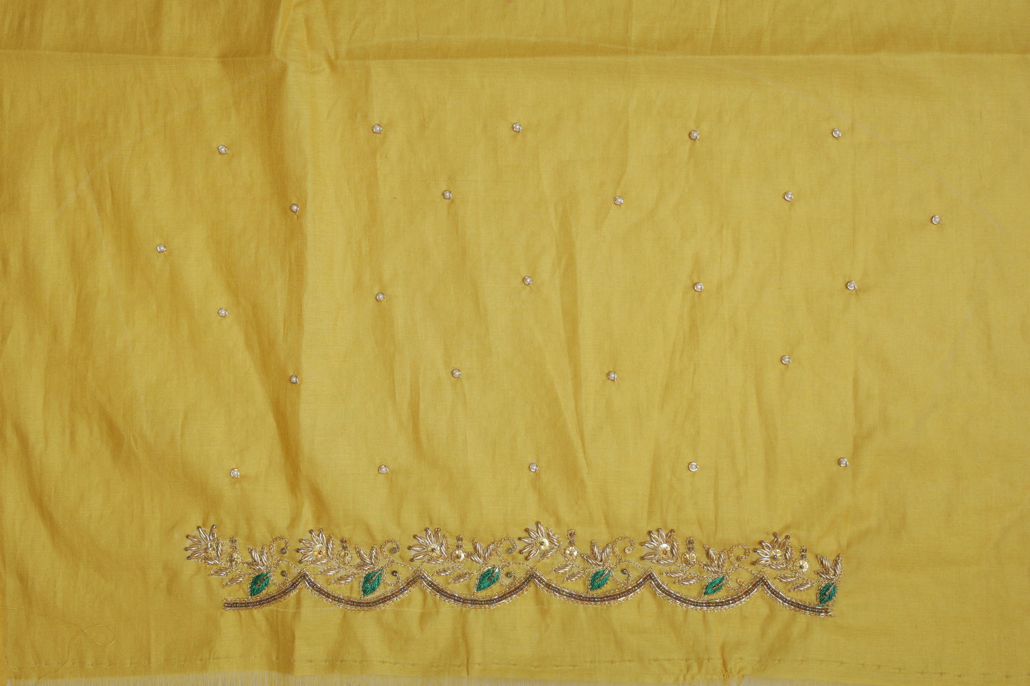 Heritage Bright Yellow Glow Luxe Silk Blouse