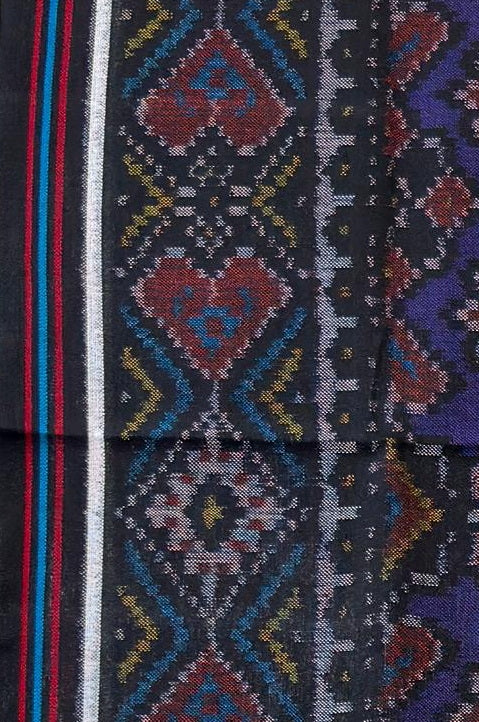 Patola Shawl with Heart Motif Design